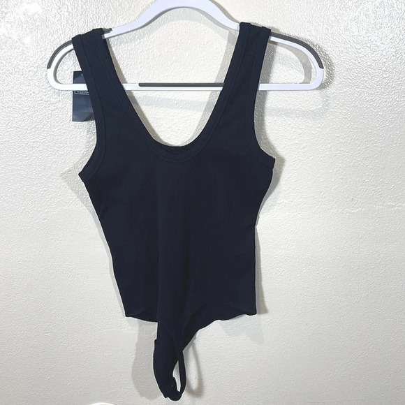 Abercrombie & Fitch black tank top Bodysuit size Medium - Picture 5 of 7